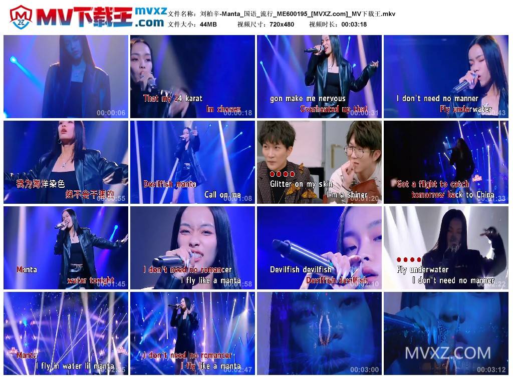 刘柏辛-Manta_国语_流行_ME600195